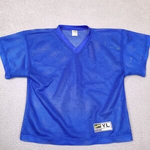 Eastbay Football‎ Jersey Youth Large YL Blue Training Practice Workout Shirt